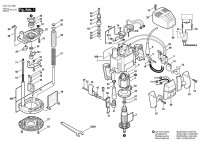 Bosch 0 601 613 660 Gof 1300 Ce Router 230 V / Eu Spare Parts